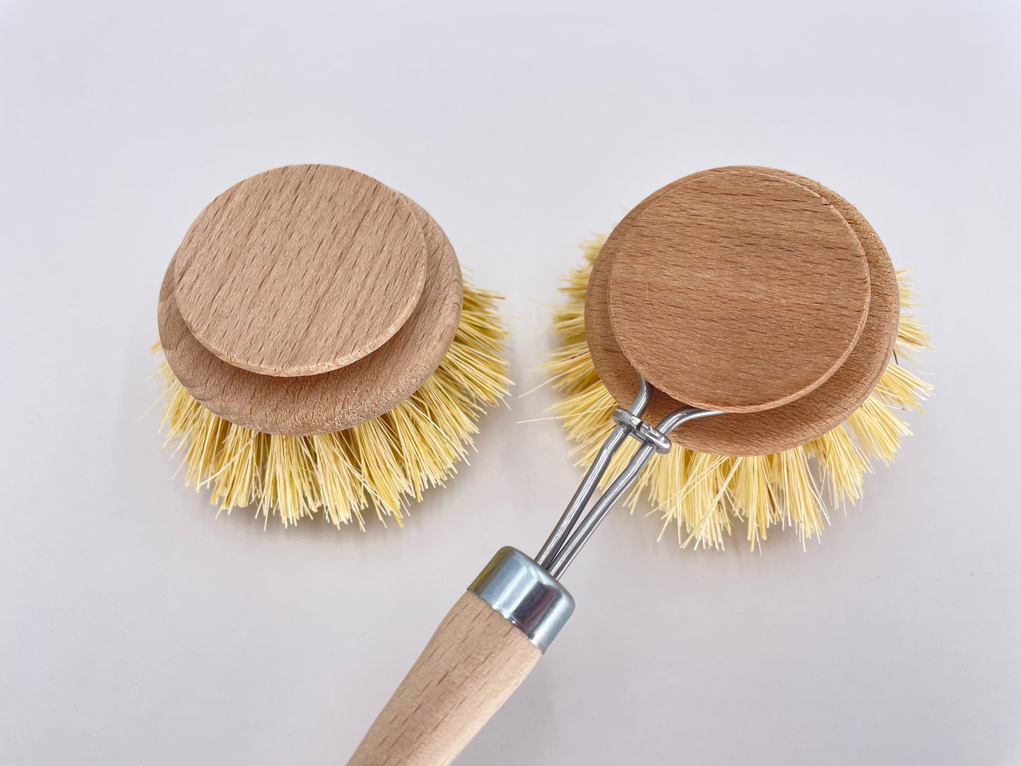 Spülbürste aus veganer Naturfibre inkl. Ersatzkopf