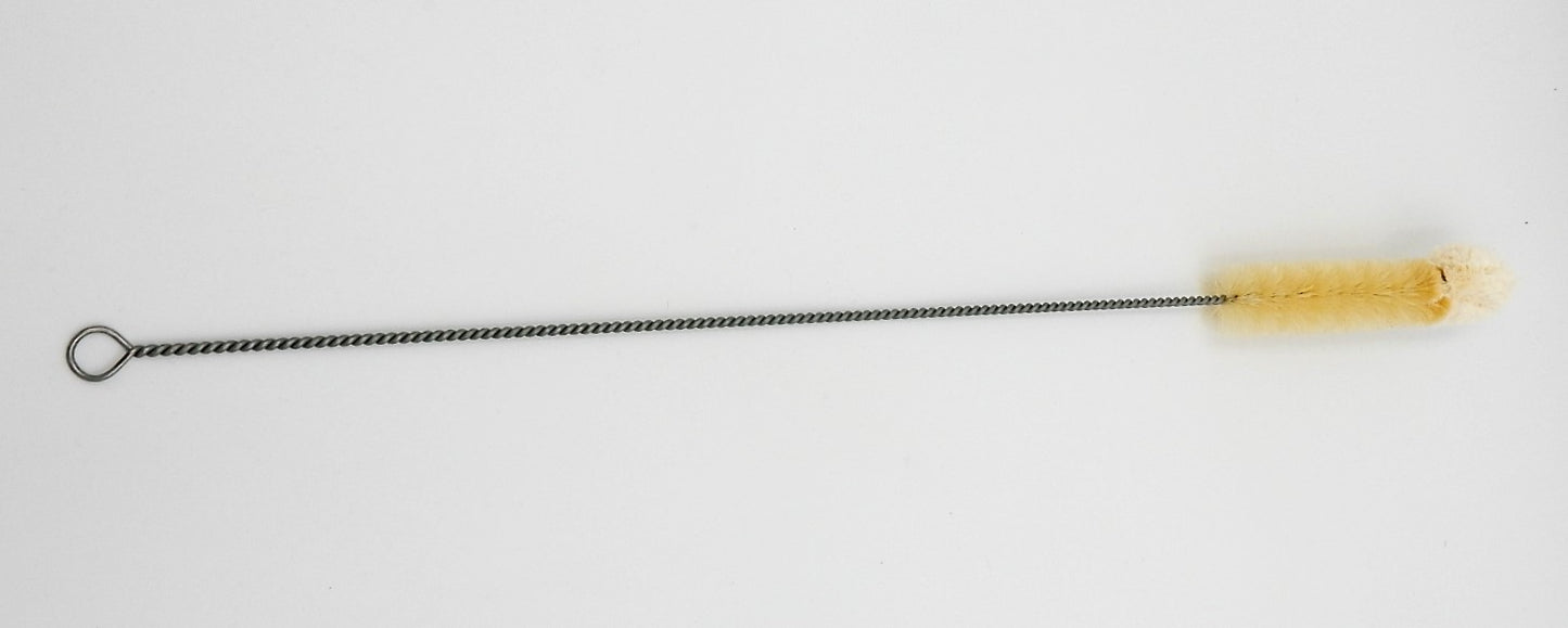 Flaschenbürste mit Wollschopf