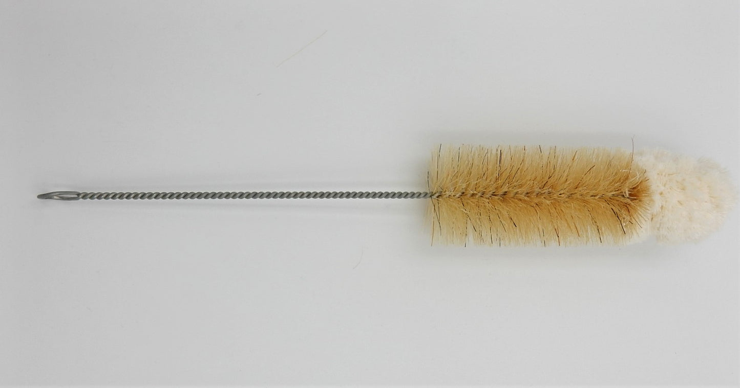 Flaschenbürste mit Wollschopf
