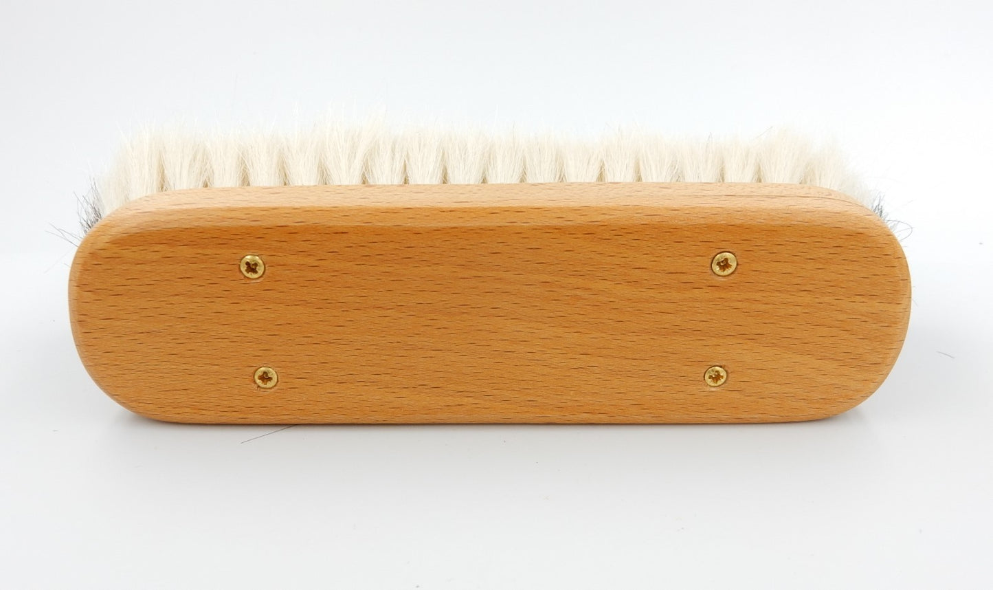 Schuhglanzbürste Ziegenhaar Handeingezogen