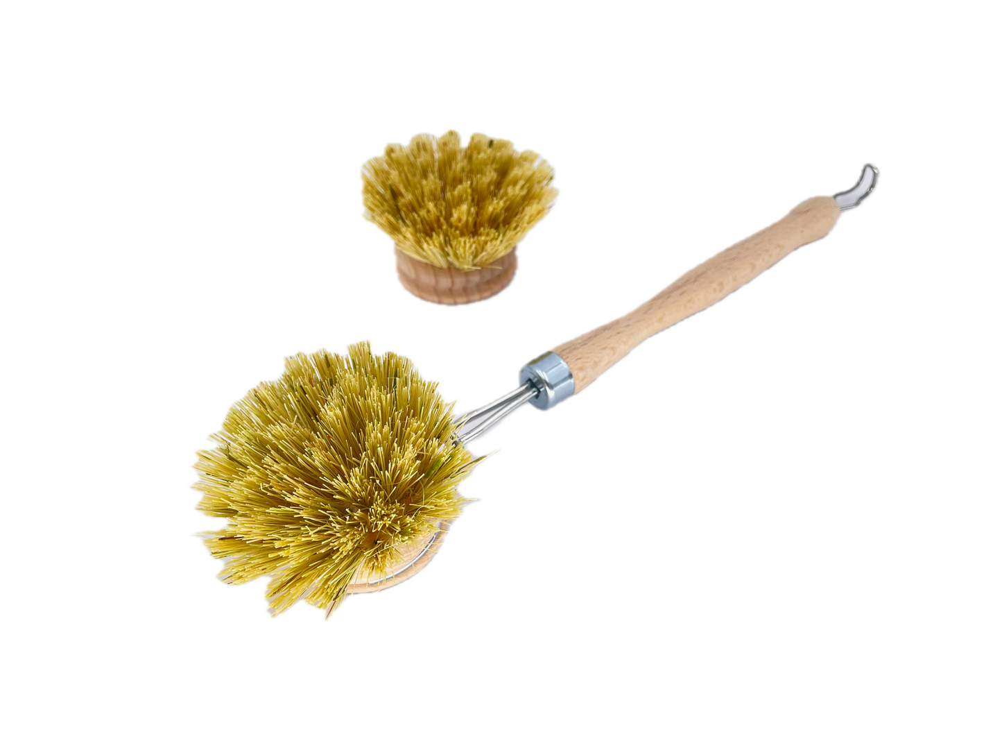 Spülbürste aus veganer Naturfibre inkl. Ersatzkopf